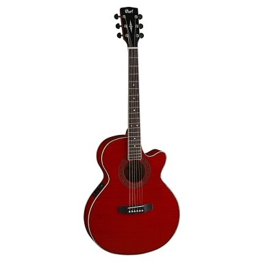 Cort SFX-FM SFX Series Grand Auditorium - Transparent Red