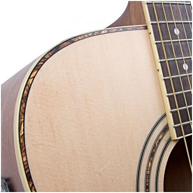 Acoustic Guitar With Bag Cort AD-880 Standard Series Dreadnought Natural 2 Acoustic Guitar With Bag Cort AD-880 Standard Series Dreadnought Natural 2