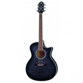 Crafter GCL-80/BK Black Electro-Acoustic Guitar