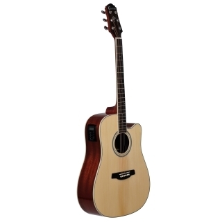 Crafter HDC-100SEQ/NT Natural Electro-Acoustic Guitar 1