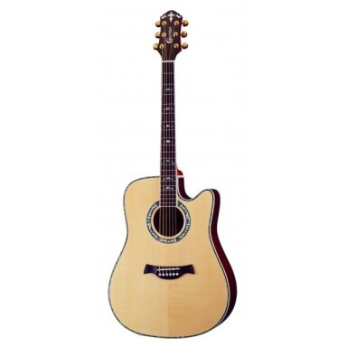Akustinė Gitara Su Pajungimu Crafter DE-30/N Natural