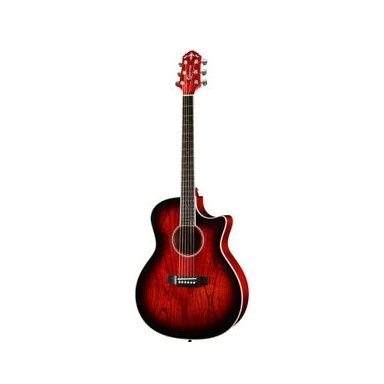 Crafter EG-110CEQ/RS Red Sunburst Electro-Acoustic Guitar