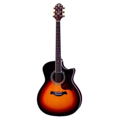 Crafter GAE-8/VLS-V Violet Sunburst Electro-Acoustic Guitar