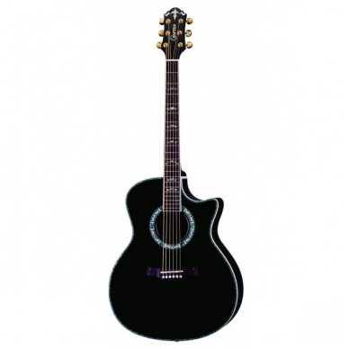 Electro-Acoustic Guitar Crafter GAE-33/BK Black