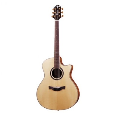 Akustinė gitara Crafter GLXE-3000/OV Solid Ovangkol Electro-Acoustic Guitar