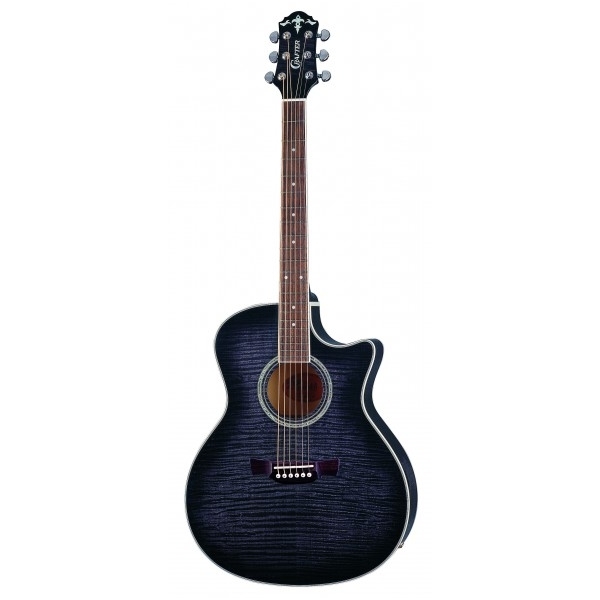 Crafter GCL-80/BK Black Electro-Acoustic Guitar Crafter GCL-80/BK Black Electro-Acoustic Guitar