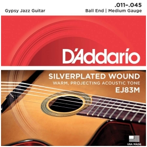 D'Addario EJ-83-M Gypsy Jazz String Set Acoustic