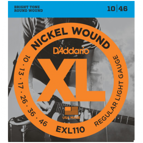 D'addario EXL-110 Nickel Round Wound String Set .010-.046