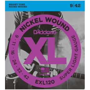 D'addario EXL-120 Nickel Round Wound String Set .009-.042
