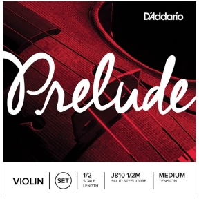 D'Addario J-810-12M Prelude Violin String Set 1/2