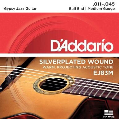 D'Addario EJ-83-M Gypsy Jazz String Set Acoustic