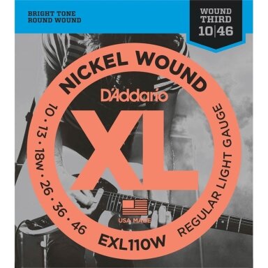 D'Addario EXL-110W XL Nickel Round Wound String Set Electric