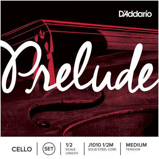 D'addario J-1010-12 Prelude Cello String Set, 1/2 Scale, Medium Tension D'addario J-1010-12 Prelude Cello String Set, 1/2 Scale, Medium Tension