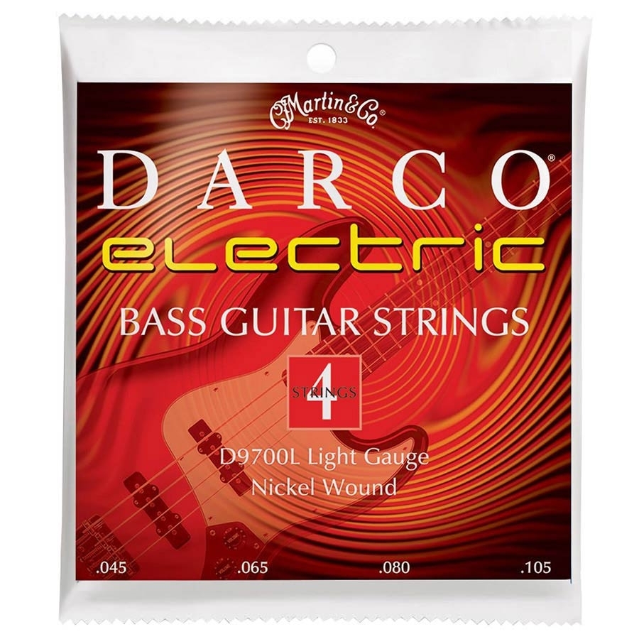 STYGŲ KOMPLEKTAS BOSINEI GITARAI DARCO D-9700L NICKEL WOUND LIGHT
