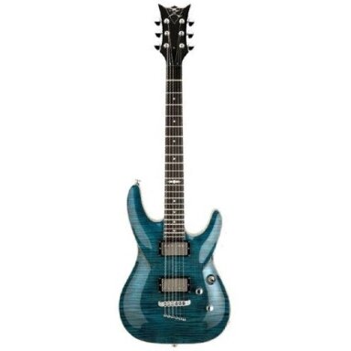 DBZ Guitars Barchetta FM Trans Teal Electric Guitar