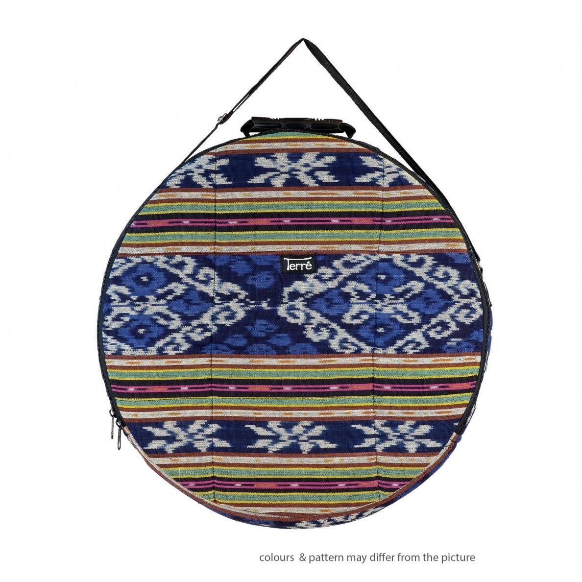 TERRE 2796163IKAT-BLUE SHAMANDRUM BAG 50CM TERRE 2796163IKAT-BLUE SHAMANDRUM BAG 50CM
