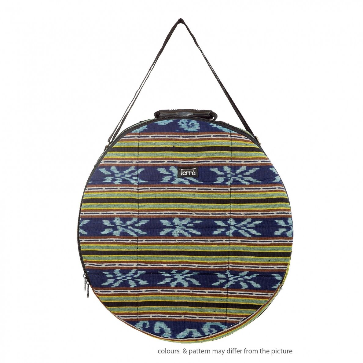 TERRE 2796163IKAT-BLUE SHAMANDRUM BAG 50CM 1 TERRE 2796163IKAT-BLUE SHAMANDRUM BAG 50CM 1