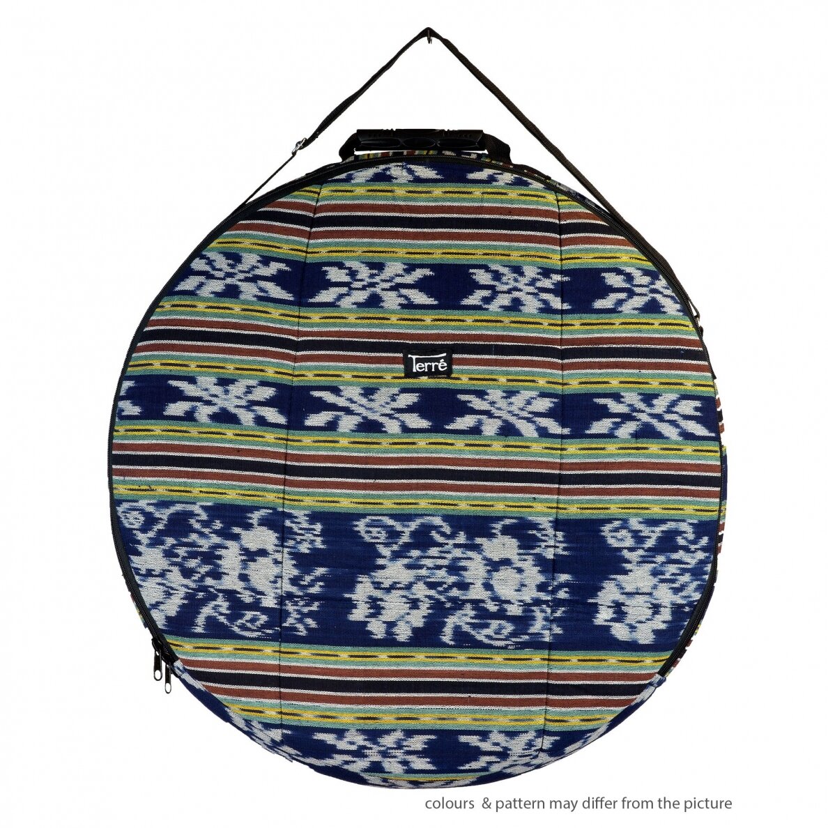 TERRE 2796164IKAT-BLUE 60 CM SHAMANDRUM BAG TERRE 2796164IKAT-BLUE 60 CM SHAMANDRUM BAG
