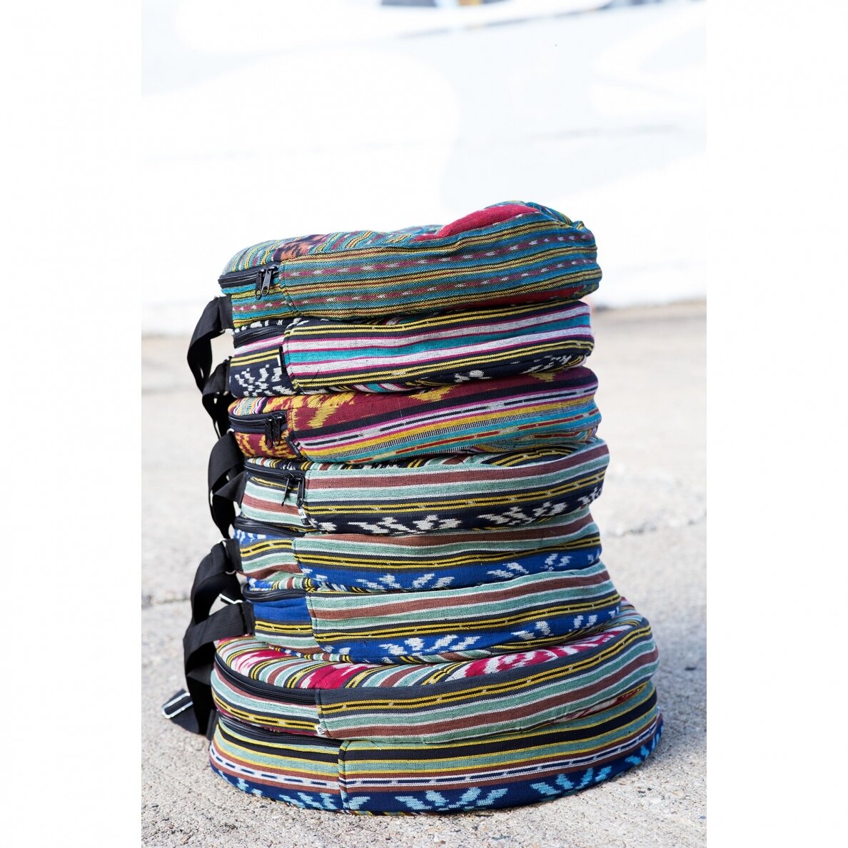 TERRE 2796164IKAT-BLUE 60 CM SHAMANDRUM BAG 4