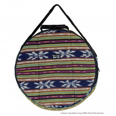 TERRE 2796162IKAT-BLUE 40 CM SHAMANDRUM BAG TERRE 2796162IKAT-BLUE 40 CM SHAMANDRUM BAG