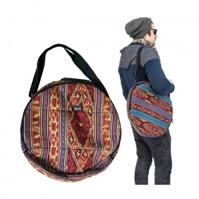 TERRE 2796162IKAT-BLUE 40 CM SHAMANDRUM BAG 3 TERRE 2796162IKAT-BLUE 40 CM SHAMANDRUM BAG 3