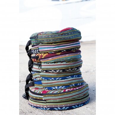 TERRE 2796164IKAT-BLUE 60 CM SHAMANDRUM BAG 4 TERRE 2796164IKAT-BLUE 60 CM SHAMANDRUM BAG 4