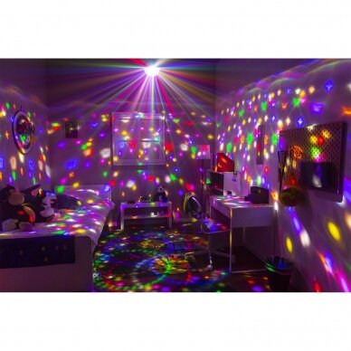 BEAMZ JB90R MINI STAR BALL DMX LED 9 COLOURS 153.222 9