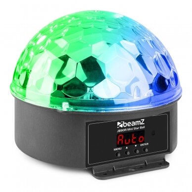 BEAMZ JB90R MINI STAR BALL DMX LED 9 COLOURS 153.222 1 BEAMZ JB90R MINI STAR BALL DMX LED 9 COLOURS 153.222 1