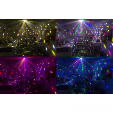 BEAMZ JB90R MINI STAR BALL DMX LED 9 COLOURS 153.222 6 BEAMZ JB90R MINI STAR BALL DMX LED 9 COLOURS 153.222 6
