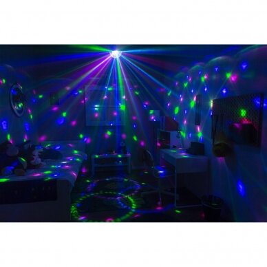 BEAMZ JB90R MINI STAR BALL DMX LED 9 COLOURS 153.222 7
