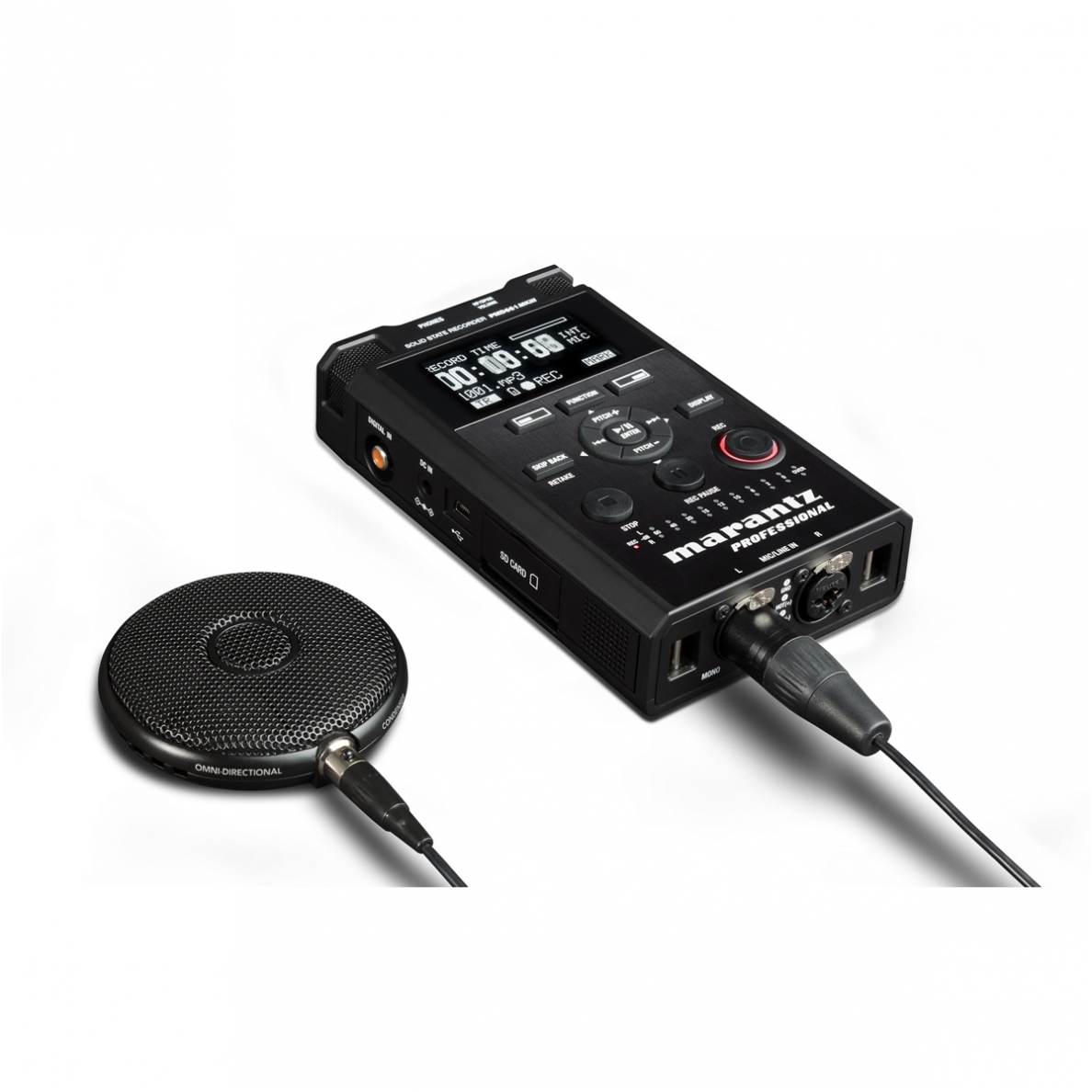 Handheld Solid-State Recorder with File Encryption - Marantz PMD661 MKIII