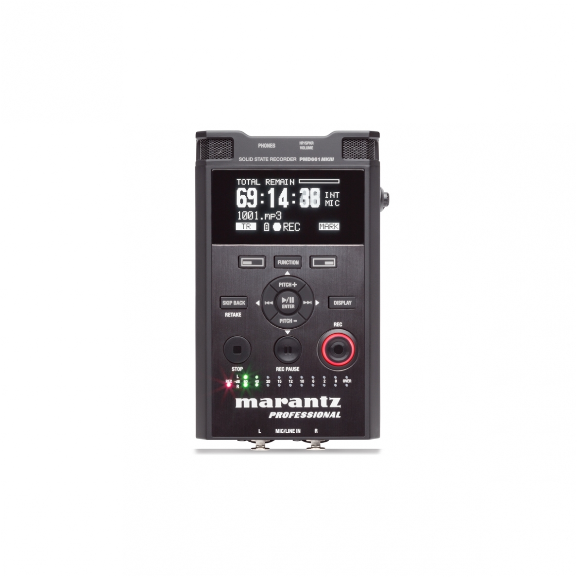 Handheld Solid-State Recorder with File Encryption - Marantz PMD661 MKIII 4