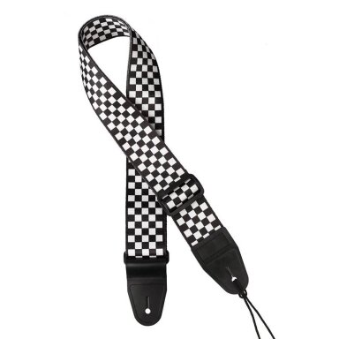 GAUCHO GST-160-CH ICON SERIES GUITAR STRAP CHECKERS DECK