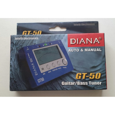 DIANA GT-50 GUITAR/BASS TUNER DIANA GT-50 GUITAR/BASS TUNER