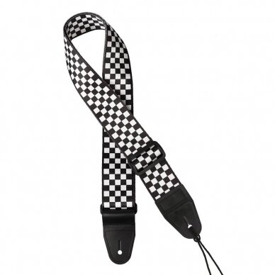 GAUCHO GST-160-CH ICON SERIES GUITAR STRAP CHECKERS DECK