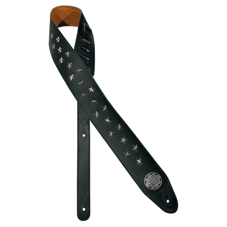 GAUCHO GST-280-BK BIKER SERIES GUITAR STRAP