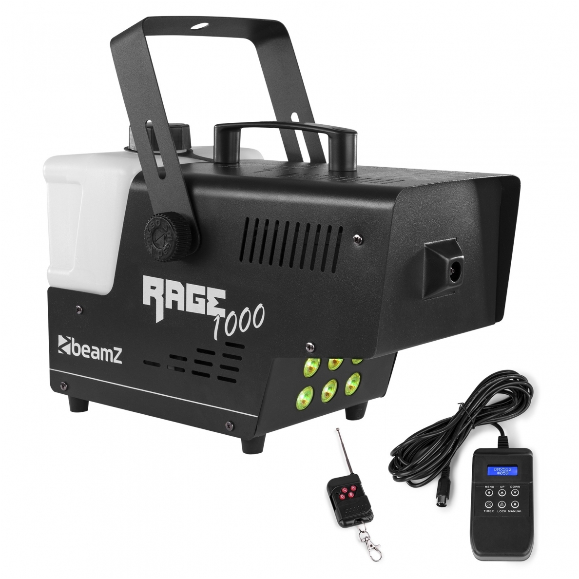 Beamz - RAGE 1000LED SMOKE MACHINE WITH TIMER CONTROL 160.712
