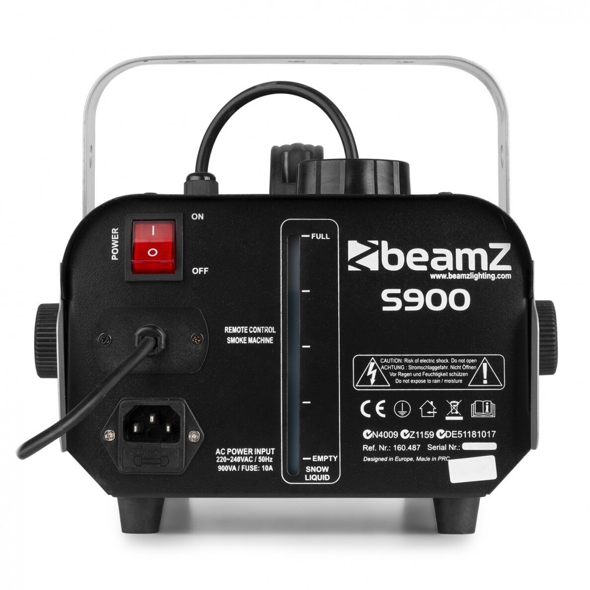 DŪMŲ MAŠINA BEAMZ S900 SMOKE MACHINE 160.487 4