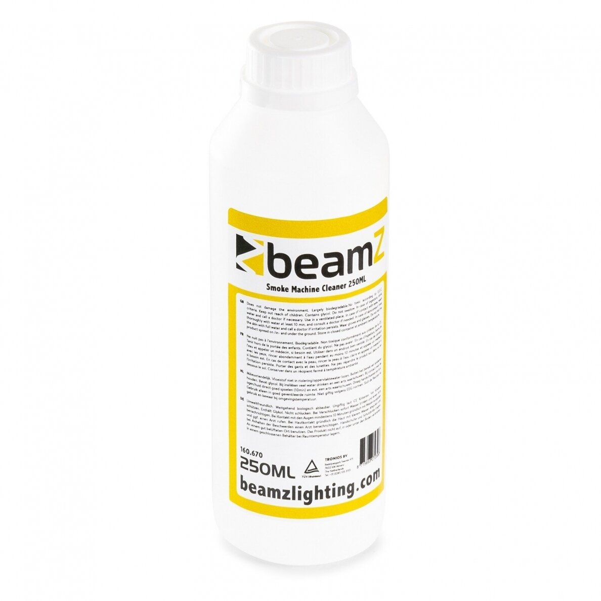 SMOKE MACHINE CLEANER 250ML - BEAMZ 160.670 2 SMOKE MACHINE CLEANER 250ML - BEAMZ 160.670 2