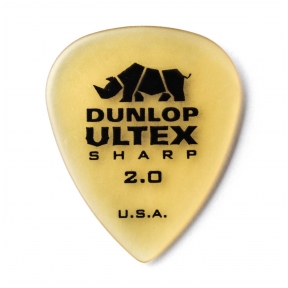 Dunlop 433R2.0 Ultex Sharp Guitar Pick - 2.0mm