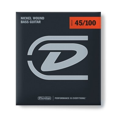 Dunlop DBN-45100 Nickel Wound Long Scale Bass Guitar Strings .045-.100