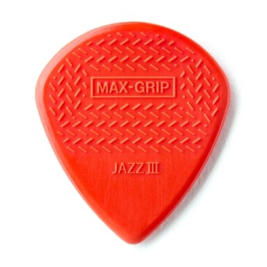 Dunlop Nylon Max Grip Jazz III Red