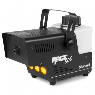 Dumų mašina su belaidžiu valdikliu - Beamz RAGE 600LED 160.704 2