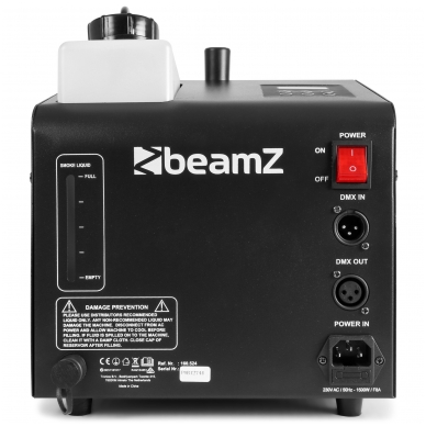 SMOKE & BUBBLE MACHINE RGB LEDS - BEAMZ SB1500LED 160.524 2