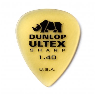 Dunlop 433R1.40 Ultex Sharp Guitar Pick - 1.40mm Dunlop 433R1.40 Ultex Sharp Guitar Pick - 1.40mm