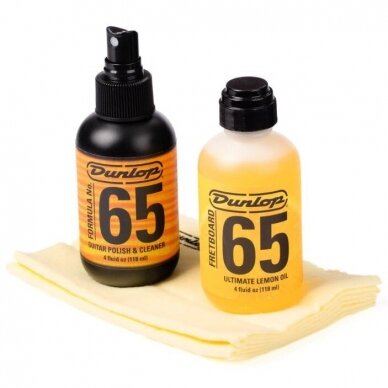 DUNLOP 6503 SYSTEM 65 BODY AND FINGERBOARD CLEANING KIT DUNLOP 6503 SYSTEM 65 BODY AND FINGERBOARD CLEANING KIT