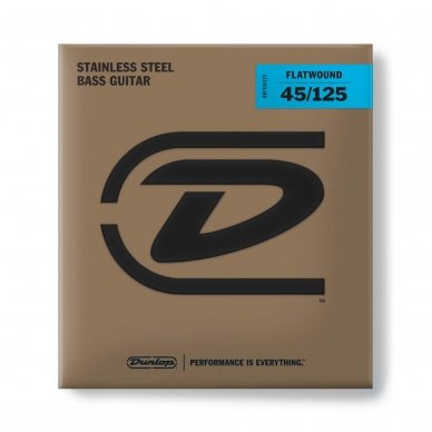 Dunlop DBFS-45125 Flatwound Bass .045 - .125 Dunlop DBFS-45125 Flatwound Bass .045 - .125