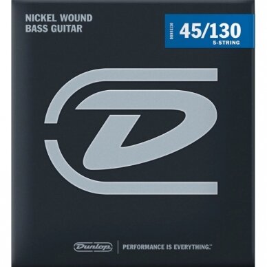 Dunlop DBN-45130 Nickel Wound Bass .045 - .130 Dunlop DBN-45130 Nickel Wound Bass .045 - .130