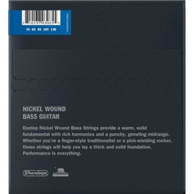 Dunlop DBN-45130 Nickel Wound Bass .045 - .130 1