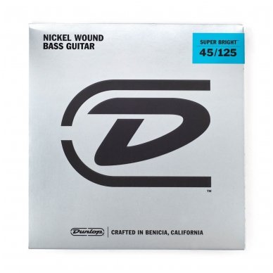 Dunlop DBSBN-45125 Nickel Wound Super Bright 5-String Bass Strings .045 - .125 - Medium Dunlop DBSBN-45125 Nickel Wound Super Bright 5-String Bass Strings .045 - .125 - Medium